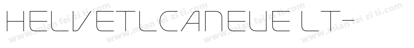 HelvetlcaNeue LT字体转换